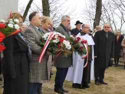 Pierwsza rocznica odsłonięcia Pomnika Narodowej Pamięci Ziemi Dobrzyńskiej - Uroczystości na Kalwarii Oborskiej 10 XI 2024